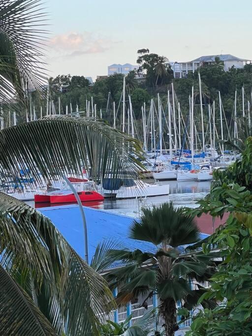 Duplex Marina Gosier- Vue Mer Et Bateaux Equipe D'Une Citerne Reliee A L'Eau De Ville Le Gosier  Eksteriør billede